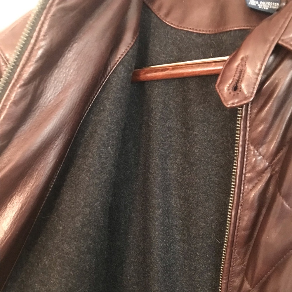 Vintage Polo Ralph Lauren Leather Jacket!!! - Picture 8 of 16